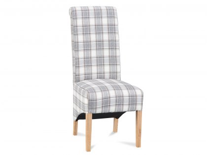 Kenmore Arvin Grey Fabric Dining Chair
