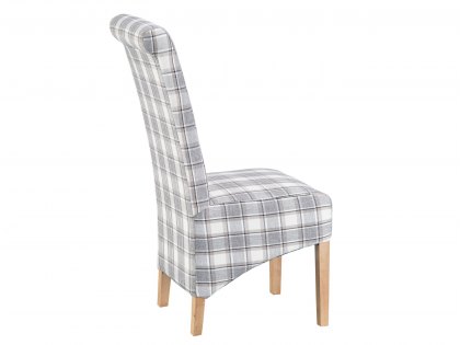 Kenmore Arvin Grey Fabric Dining Chair