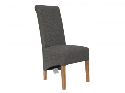 Kenmore Jackson Dark Grey Fabric Dining Chair