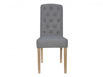 Kenmore Tain Light Grey Fabric Dining Chair