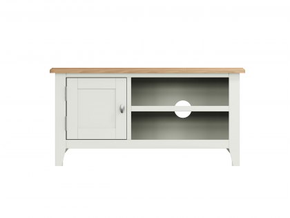 Kenmore Patterdale White and Oak 1 Door TV Cabinet (Assembled)