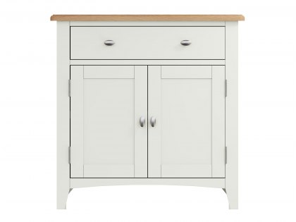 Kenmore Patterdale White and Oak 2 Door 1 Drawer Compact Sideboard (Assembled)