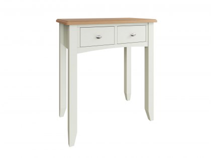Kenmore Patterdale White and Oak 2 Drawer Dressing Table (Flat Packed)