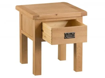 Kenmore Waverley Oak 1 Drawer Lamp Table (Assembled)