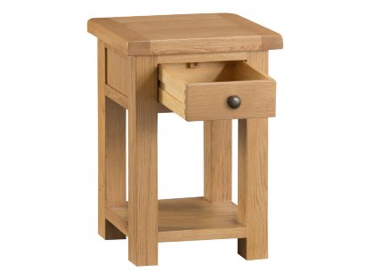 Kenmore Waverley Oak 1 Drawer Small Lamp Table (Assembled)