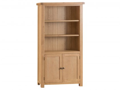 Kenmore Waverley Oak 2 Door Large Bookcase (Assembled)