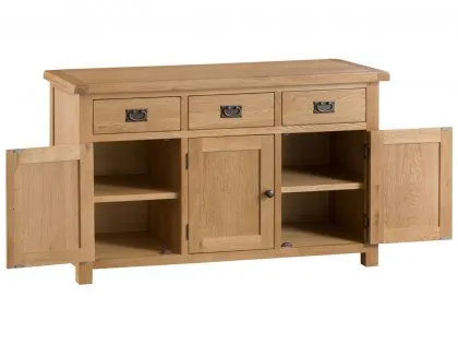 Kenmore Waverley Oak 3 Door 3 Drawer Sideboard (Assembled)