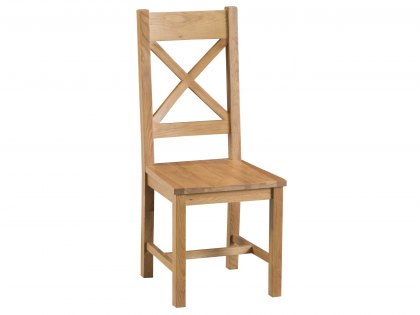 Kenmore Waverley Oak Cross Back Wooden Dining Chair