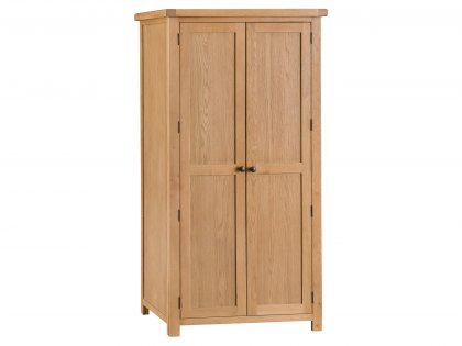 Kenmore Waverley Oak 2 Door Double Wardrobe (Flat Packed)