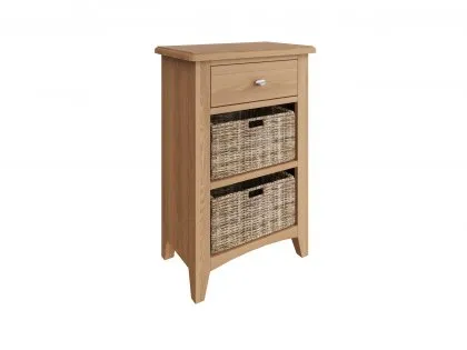 Kenmore Dakota Oak 1 Drawer Small Storage Unit (Assembled)