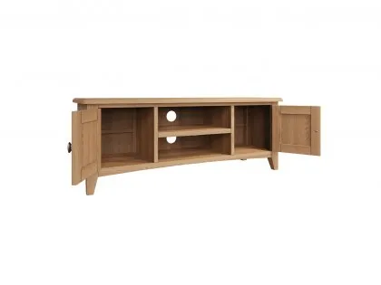 Kenmore Dakota Oak 2 Door Large TV Cabinet (Assembled)