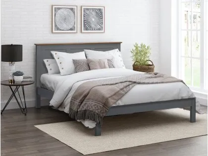 Flintshire Conway Grey 4 Drawer Wooden Bed Frame Flintshire Conway Grey 4 Drawer Wooden Bed Frame