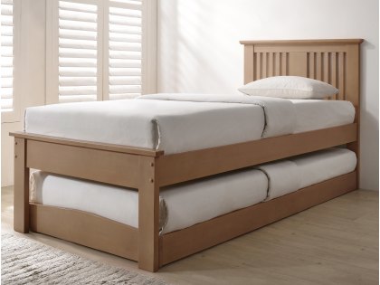 Flintshire Halkyn 3ft Single Oak Wooden Guest Bed Frame