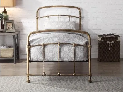 Flintshire Mostyn 3ft Single Antique Bronze Metal Bed Frame