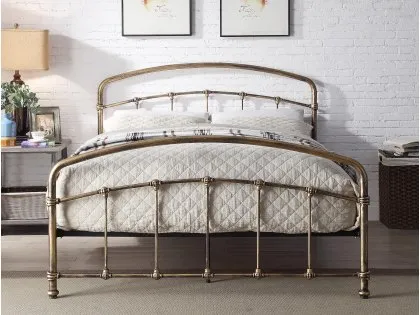 Flintshire Mostyn 5ft King Size Antique Bronze Metal Bed Frame