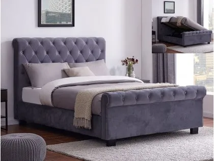 Flintshire Whitford Grey Fabric Ottoman Bed Frame Flintshire Whitford Grey Fabric Ottoman Bed Frame