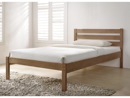 Flintshire Eco 4ft6 Double Oak Wooden Bed Frame