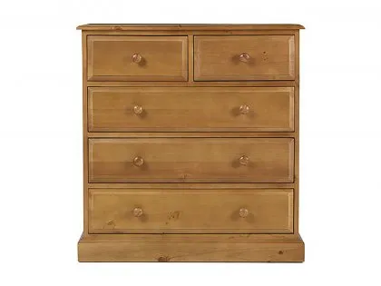 Archers Berwick 3+2 Drawer Pine Wooden Chest of Drawers (Assembled)