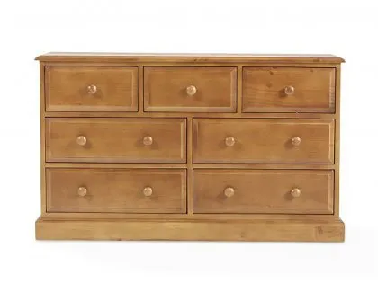 Archers Berwick 4+3 Drawer Pine Wooden Chest of Drawers (Assembled)