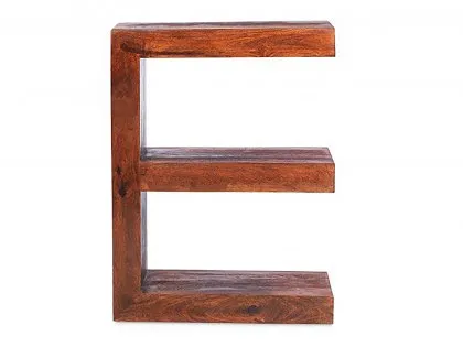 Archers Santa Clara E Shaped Acacia Wooden Display Unit (Assembled)