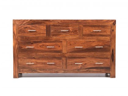 Archers Santa Clara 4+3 Drawer Acacia Wooden Chest of Drawers (Assembled)