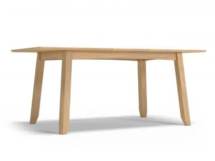 Archers Oslo 140cm Light Oak Butterfly Extending Wooden Dining Table