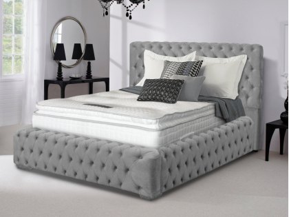 ASC Warwick 6ft Super King Size Upholstered Fabric Bed Frame