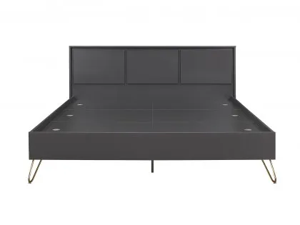 Birlea Arlo 4ft Small Double Charcoal Wooden Bed Frame