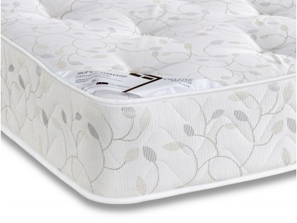 Deluxe Super Damask Orthopaedic 3ft6 Large Single Mattress with Divan Base