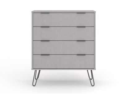 Core Augusta Grey 4 Drawer Chest of Drawers (Flat Packed)