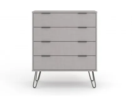 Core Augusta Grey 4 Drawer Chest of Drawers