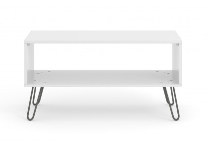 Core Augusta White Open Coffee Table (Flat Packed)