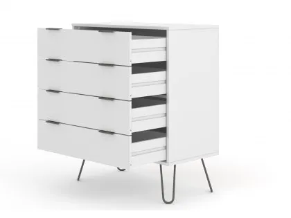 Core Augusta White 4 Drawer Chest of Drawers