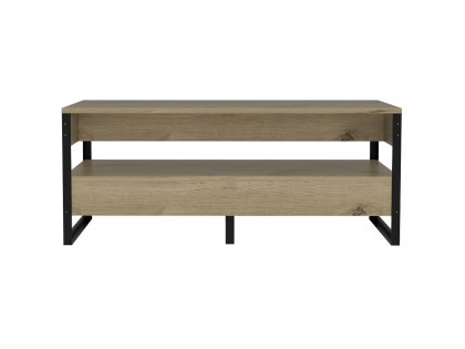 Core Brooklyn Bleached Pine Effect Coffee Table (Flat Packed)