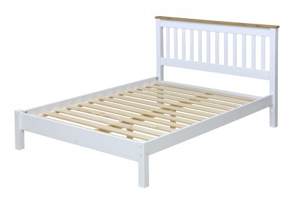 Core Capri 4ft6 Double White Wooden Bed Frame