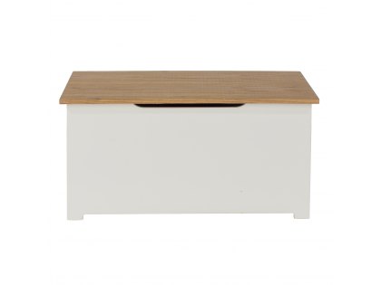 Core Colorado White and Oak Blanket Box (Flat Packed)