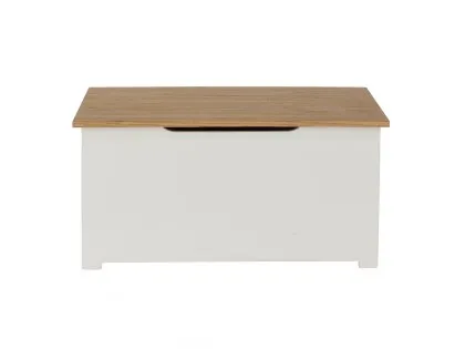 Core Colorado White and Oak Blanket Box