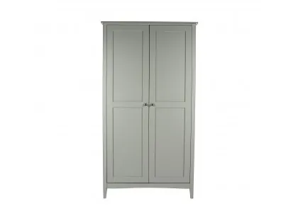 Core Como Light Grey 2 Door Wardrobe