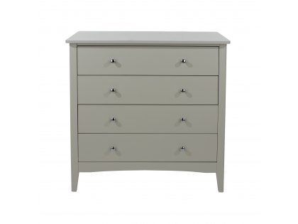 Core Como Light Grey 4 Drawer Chest of Drawers (Flat Packed)