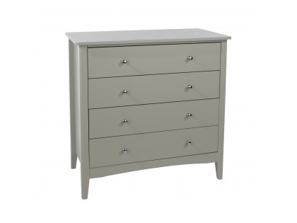 Core Como Light Grey 4 Drawer Chest of Drawers (Flat Packed)