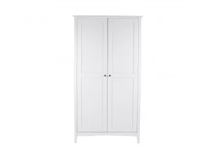 Core Como White 2 Door Wardrobe