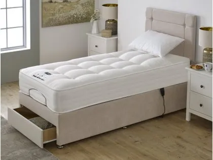 Flexisleep Eco Natural Pocket 2000 Electric Adjustable 3ft Single Bed