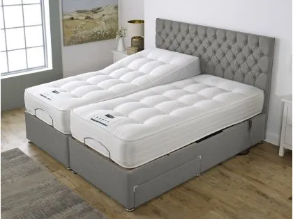 Flexisleep Eco Natural Pocket 2000 Electric Adjustable 5ft King Size Bed (2 x 2ft6)