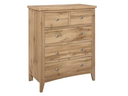 Birlea Hampstead Oak 3+2 Drawer Chest of Drawers