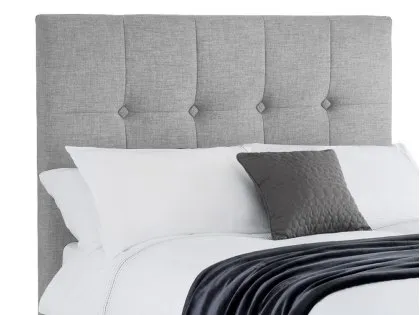 Julian Bowen Sorrento 6ft Super King Size Light Grey Fabric Bed Frame