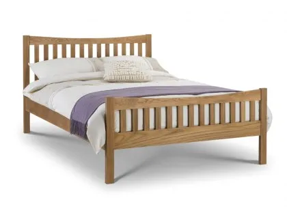 Julian Bowen Bergamo Oak Wooden Bed Frame