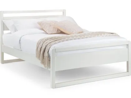 Julian Bowen Venice 3ft Single Surf White Wooden Bed Frame