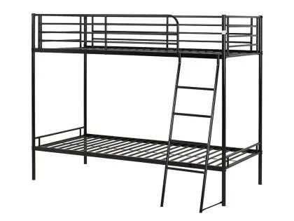 Seconique Brandon 3ft Black Metal Bunk Bed Frame