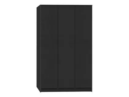 Seconique Malvern Black 3 Door Triple Wardrobe