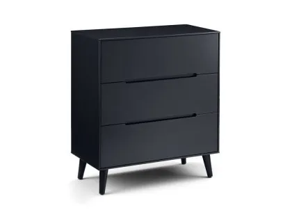 Julian Bowen Alicia Anthracite 3 Drawer Chest of Drawers Julian Bowen Alicia Anthracite 3 Drawer Chest of Drawers